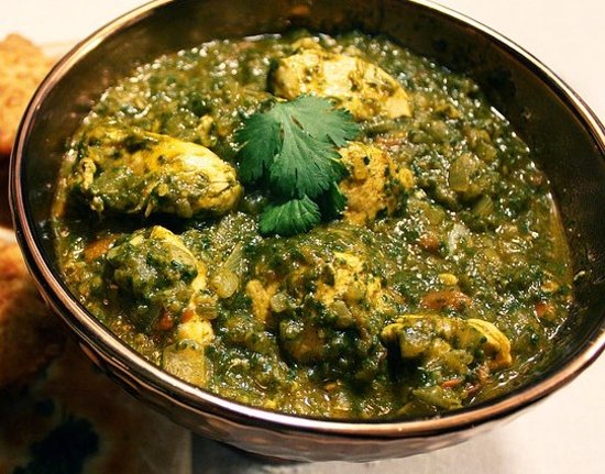 Poulet Palak
